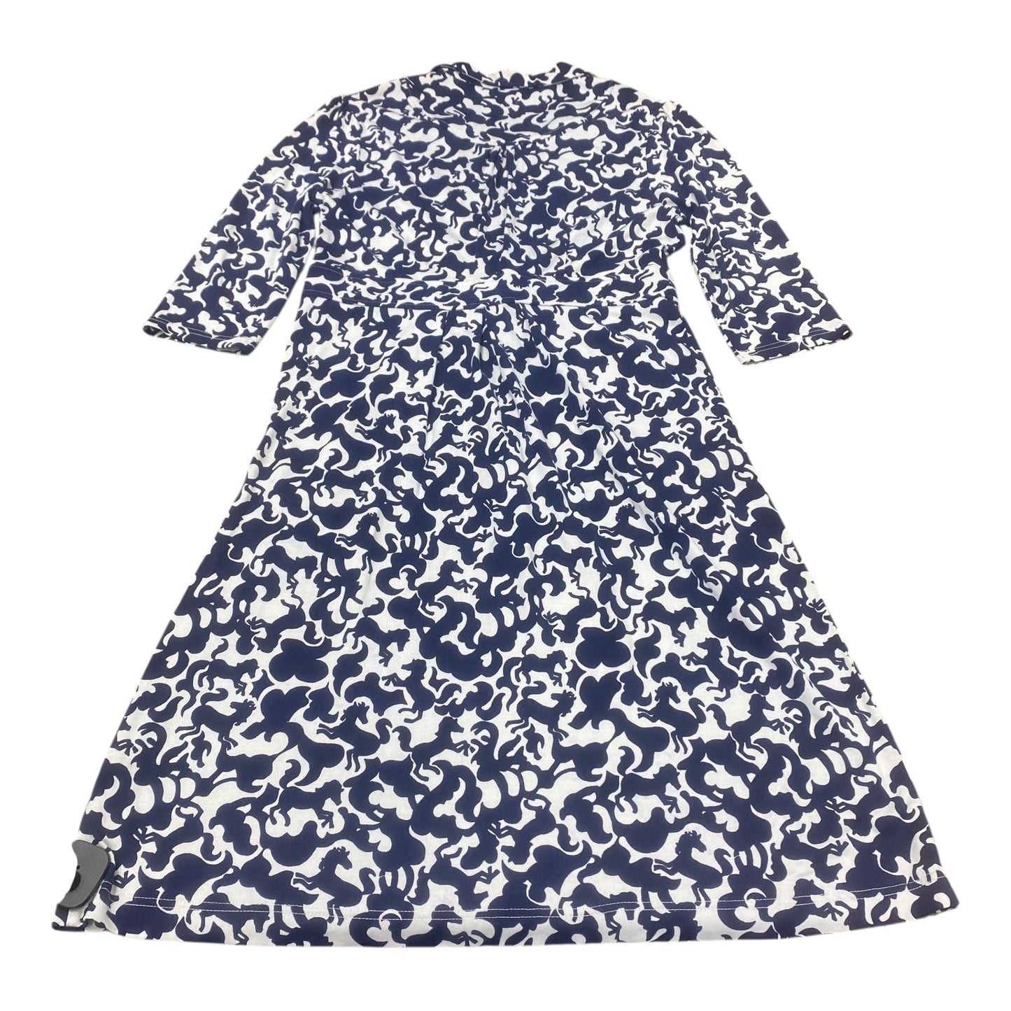 Dress Designer By Lilly Pulitzer In Blue & White, Size:L