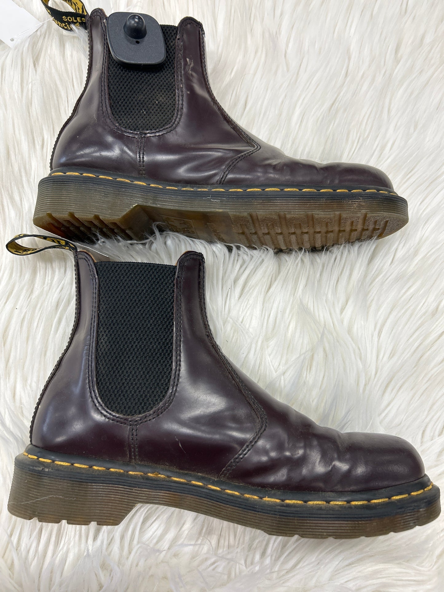 Boots Ankle Heels By Dr Martens In Brown, Size:7