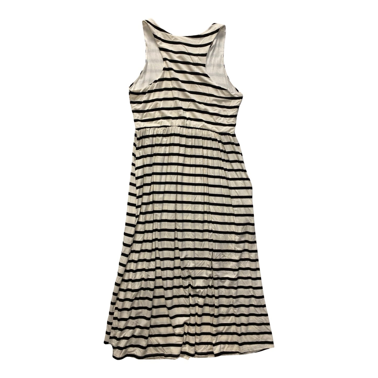 Dress Casual Midi By Cmc In Striped Pattern, Size:L