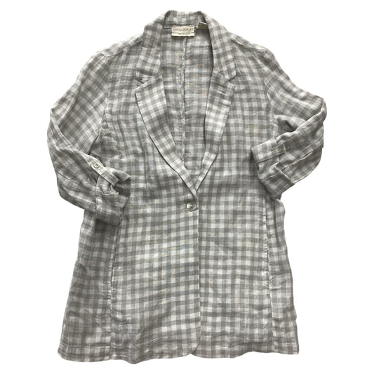 Blazer By Cynthia Rowley In Checkered Pattern, Size:M