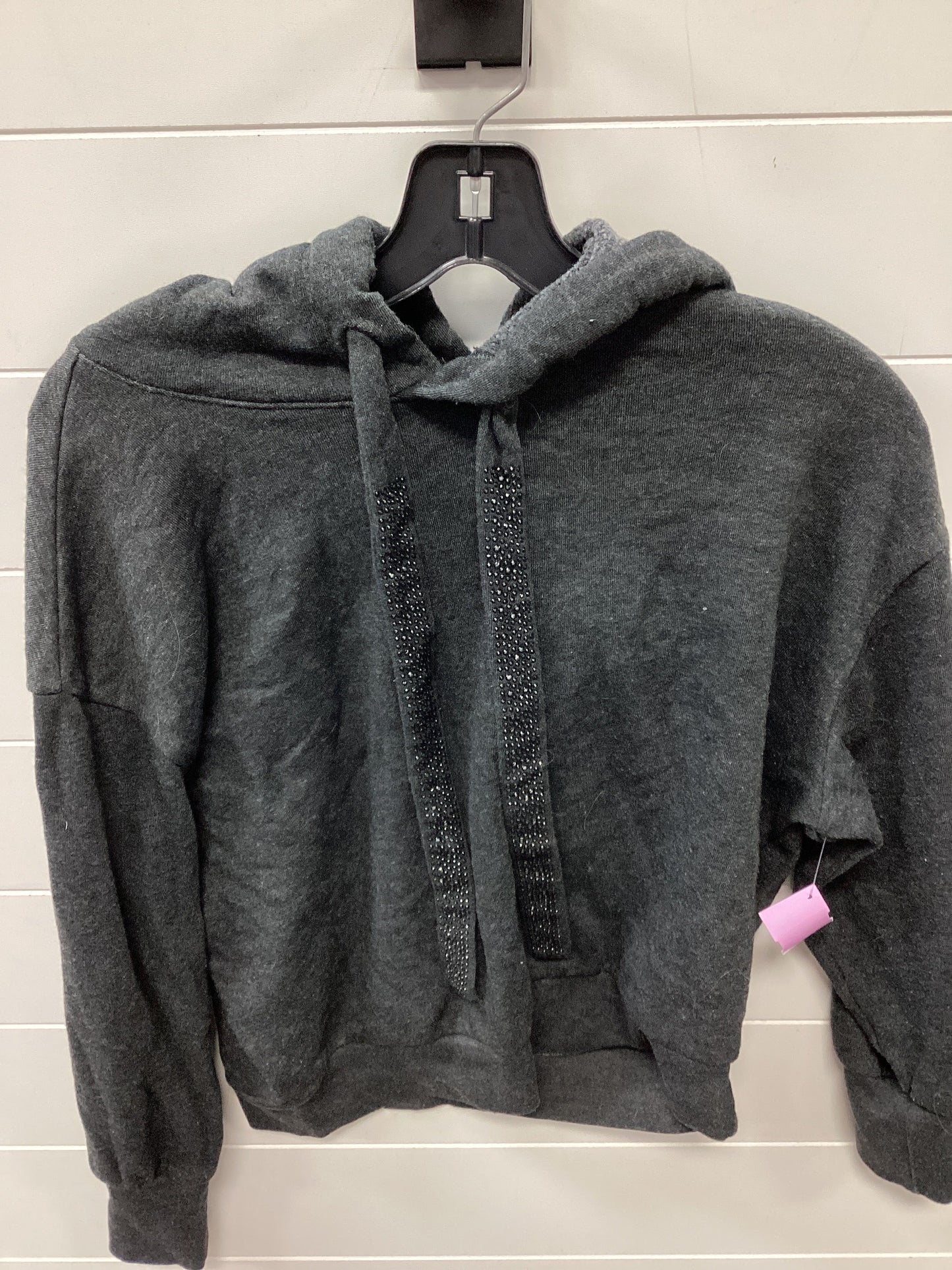 Sweatshirt Hoodie By Express In Grey, Size:S