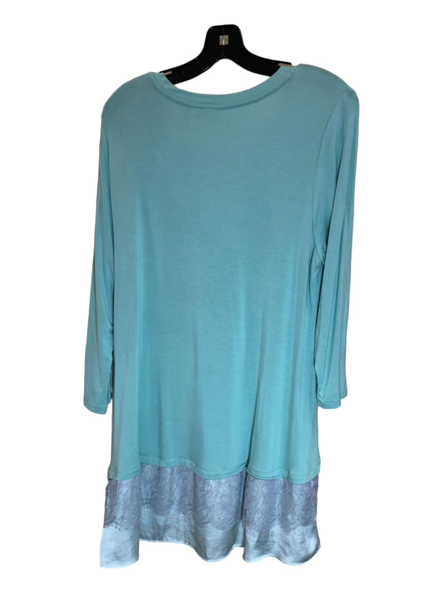 Green Tunic 3/4 Sleeve Logo, Size L