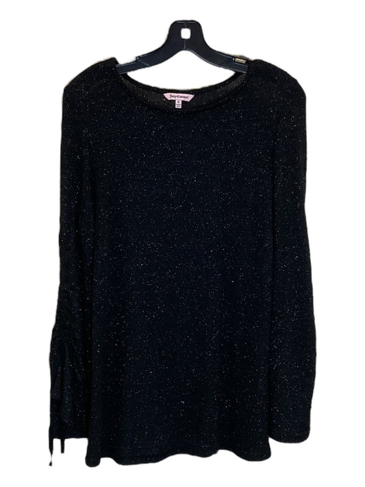 Black Tunic Long Sleeve Juicy Couture, Size M