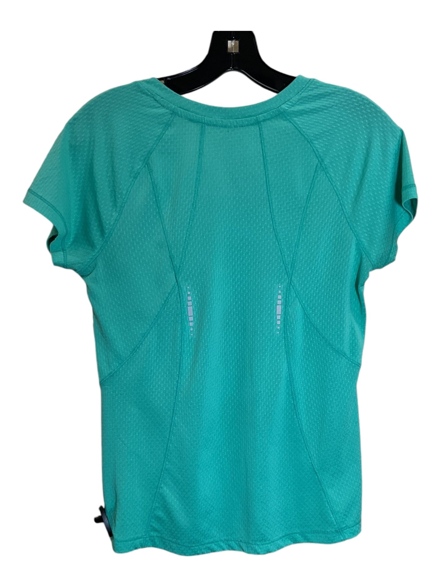 Athletic Top Short Sleeve By Avia In Green, Size: M