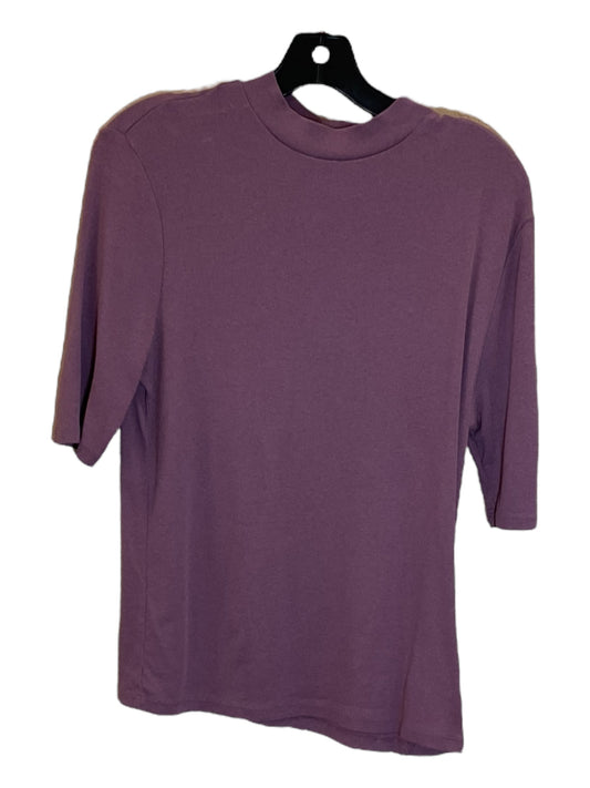 Purple Top Short Sleeve A New Day, Size L