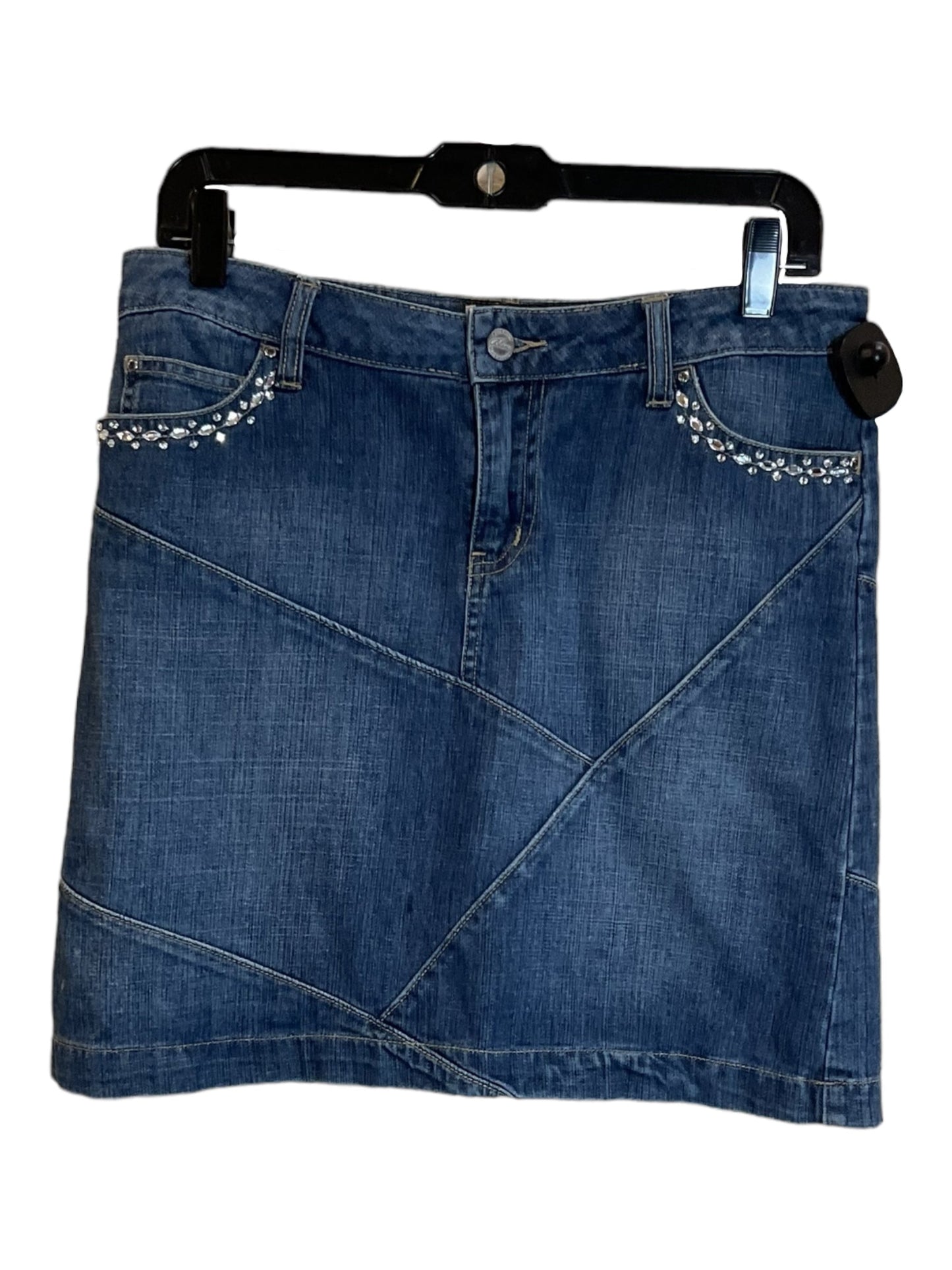 Blue Denim Skirt Mini & Short White House Black Market, Size S