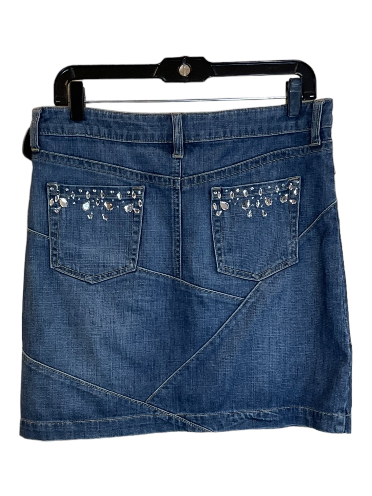 Blue Denim Skirt Mini & Short White House Black Market, Size S