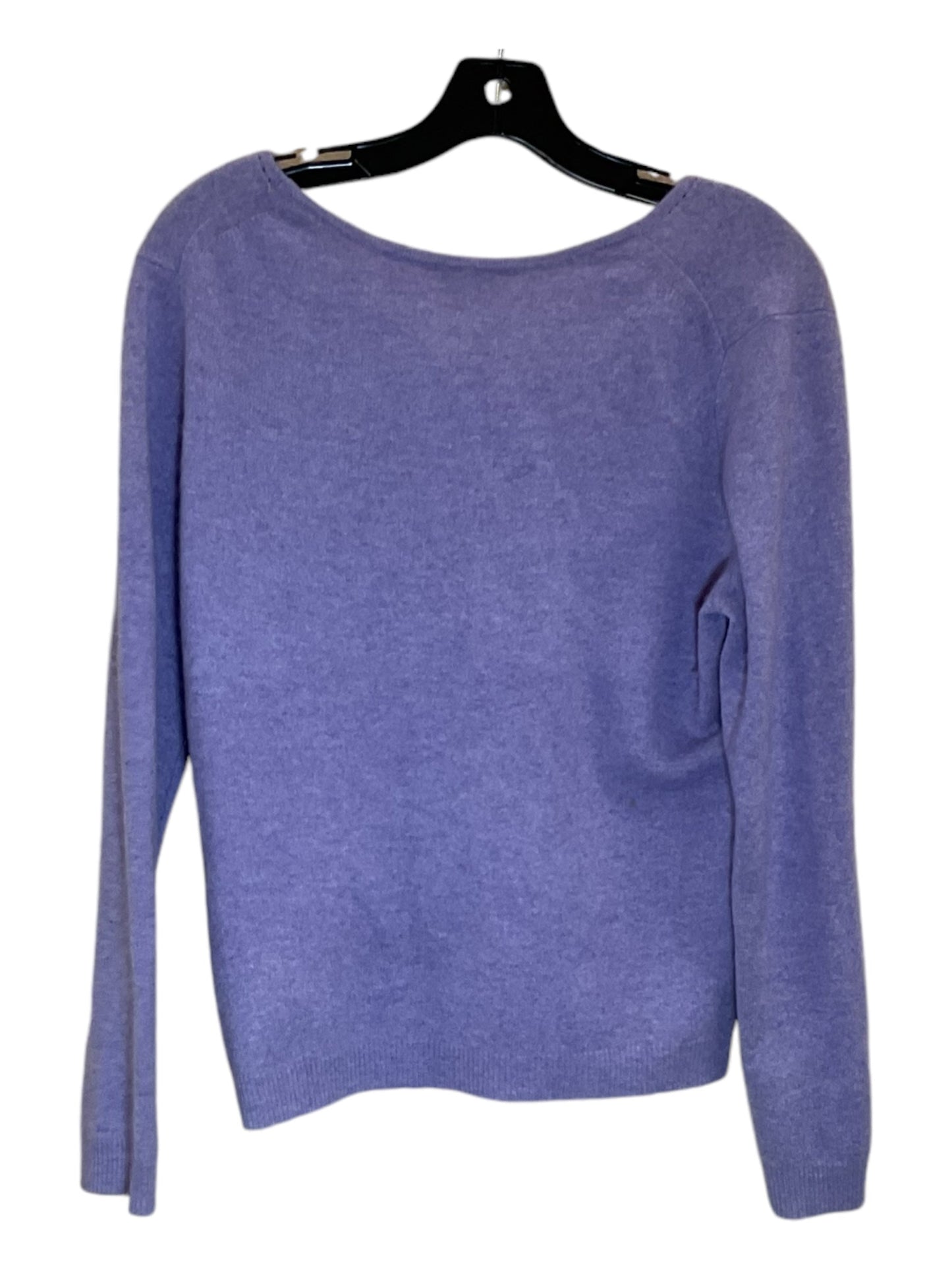 Sweater By Apt 9 In Purple, Size: L