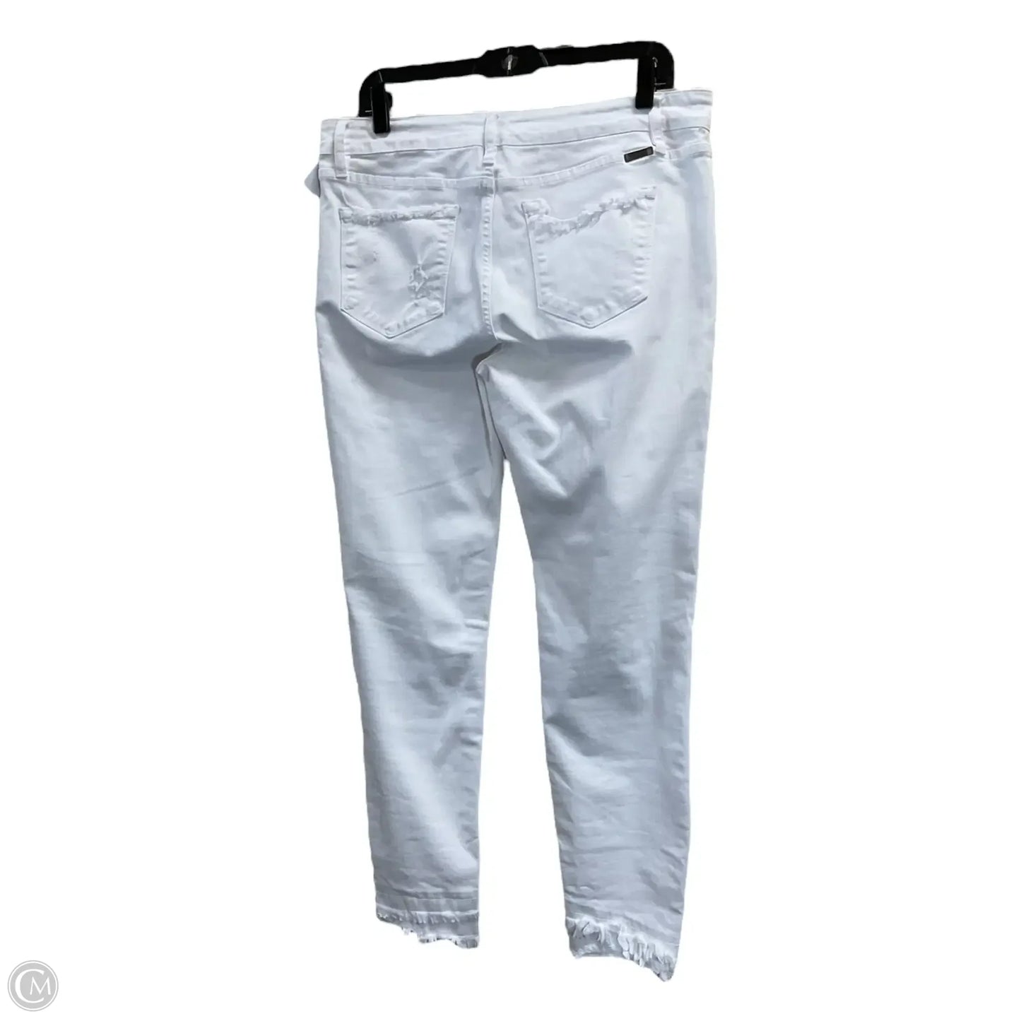 Jeans Skinny By Kancan In White, Size: 12