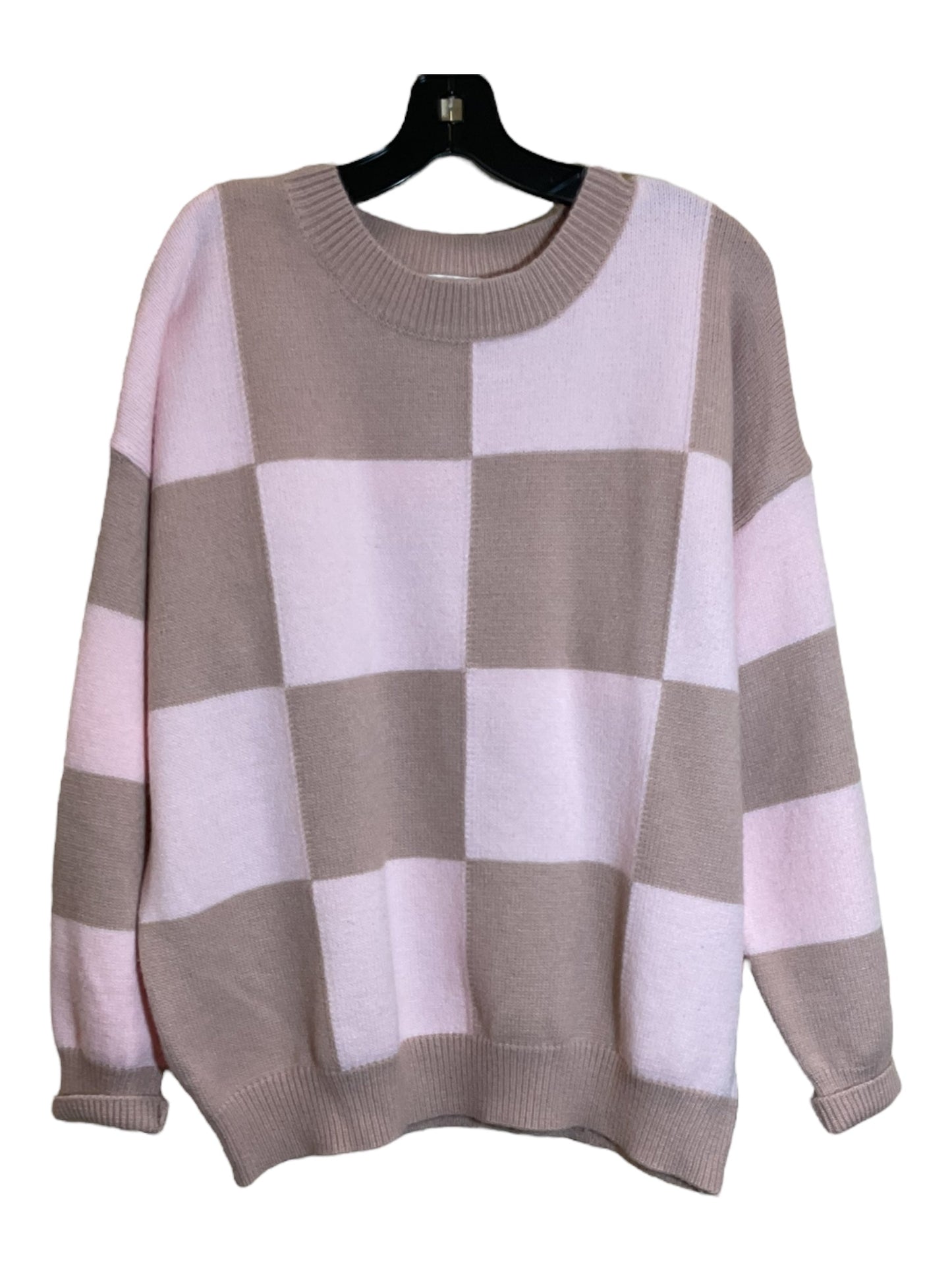 Sweater By Clothes Mentor In Pink, Size: M