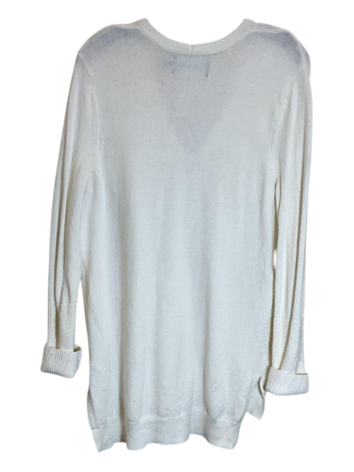 Sweater By Calvin Klein In Cream, Size: L