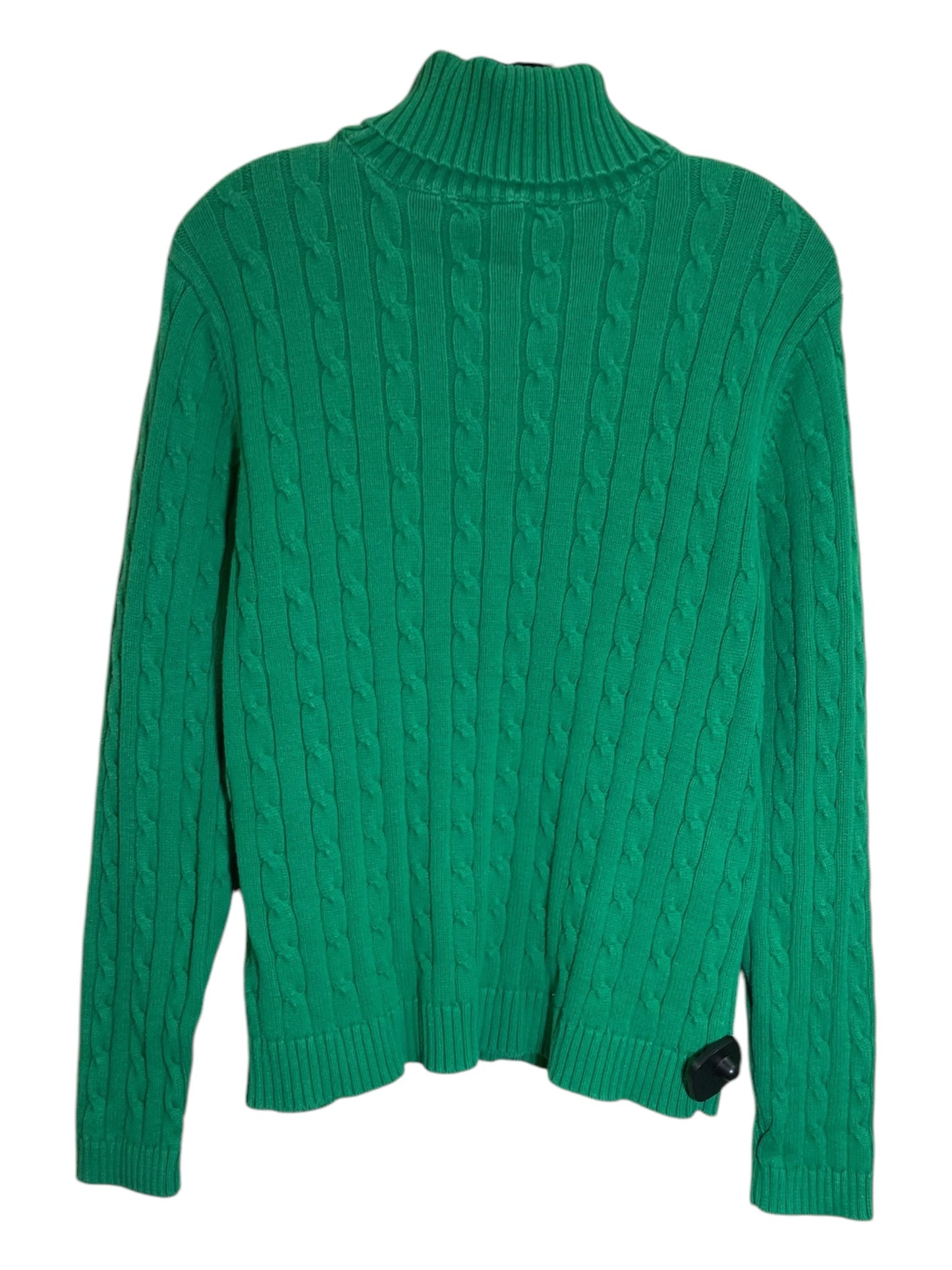 Sweater By Chaps In Green, Size: Xl