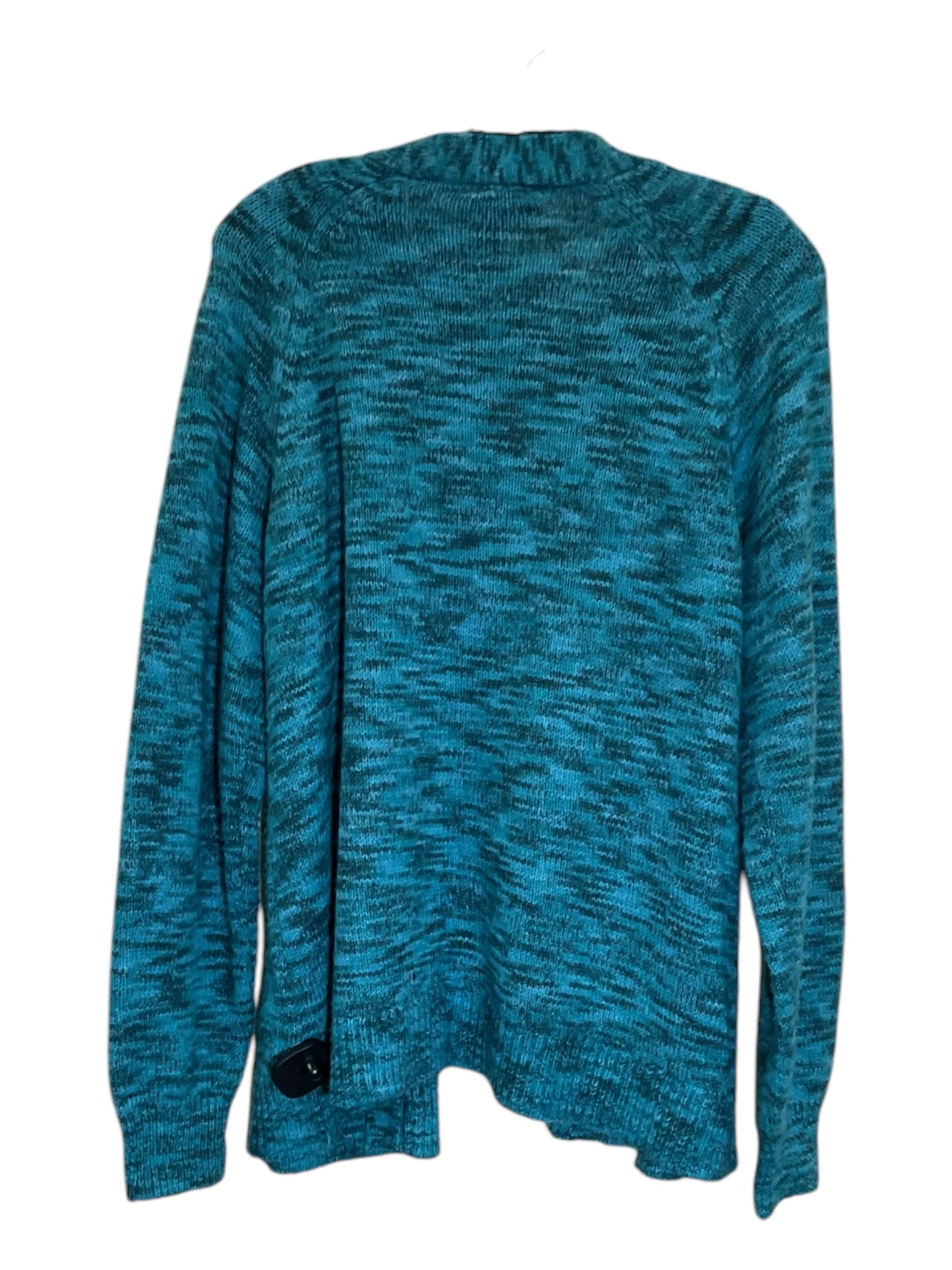 Sweater Cardigan By Lane Bryant In Blue, Size: L