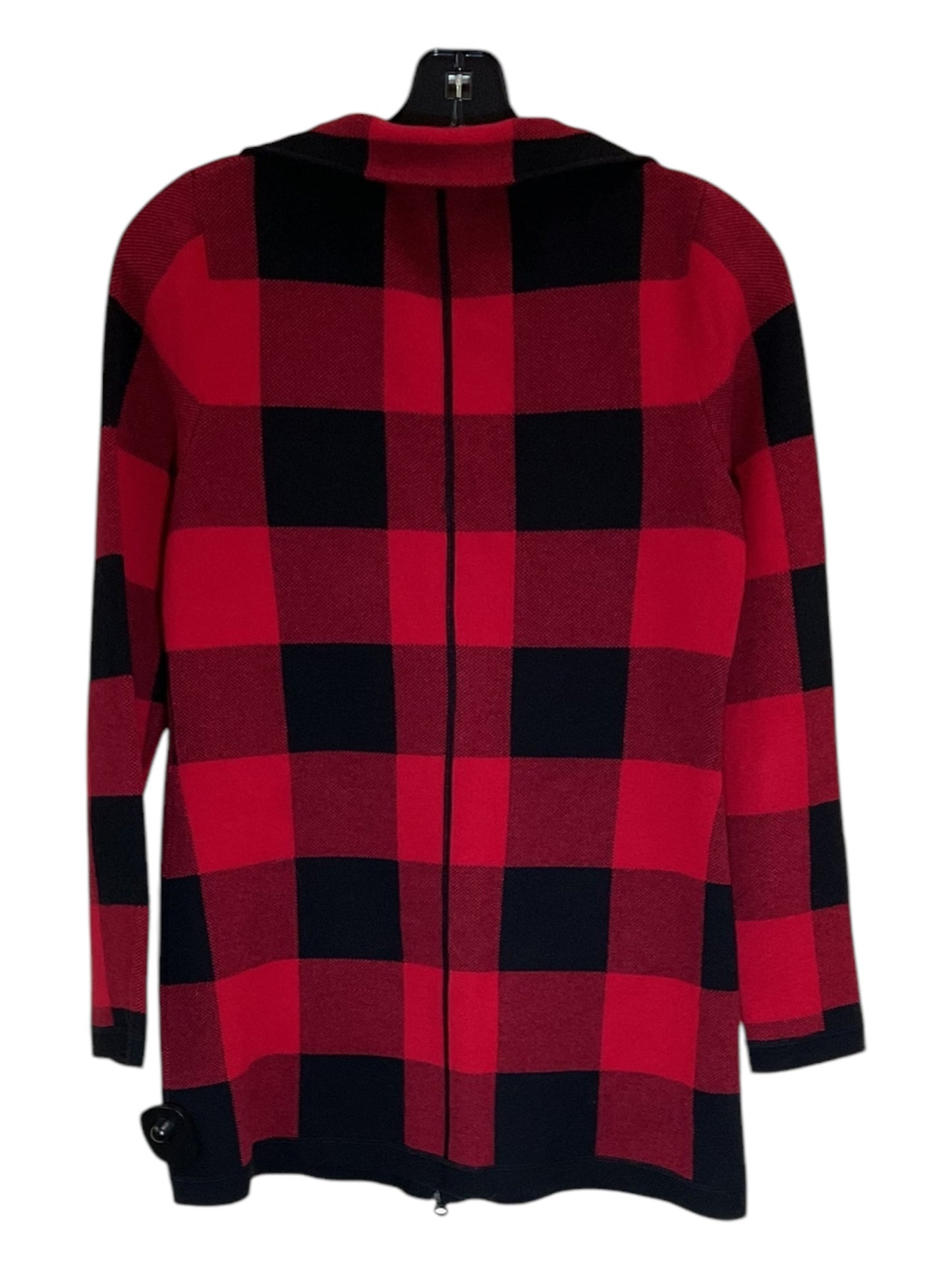 Jacket Other By Adrienne Vittadini In Plaid Pattern, Size: S