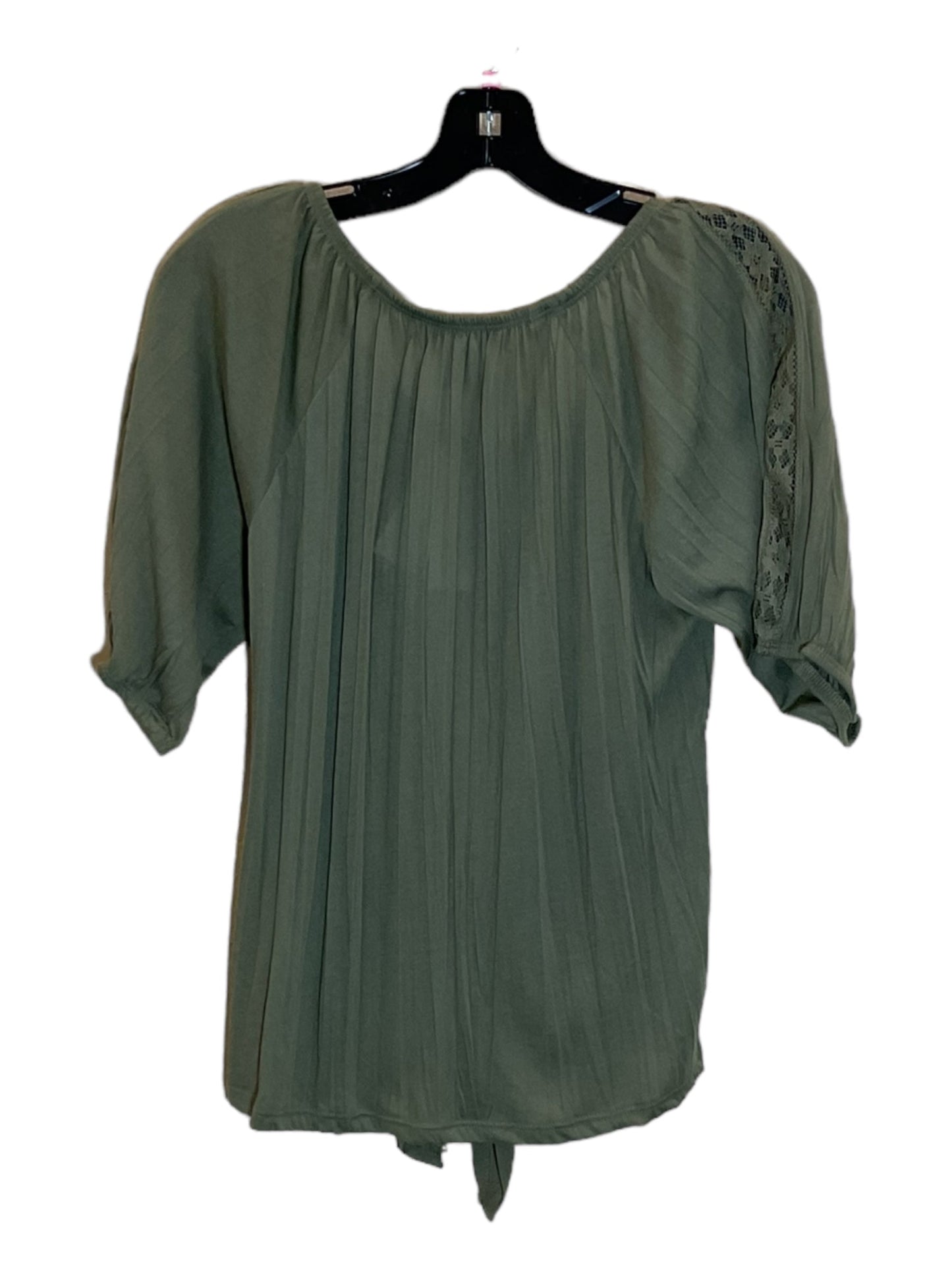 Green Top Short Sleeve French Laundry, Size Xl
