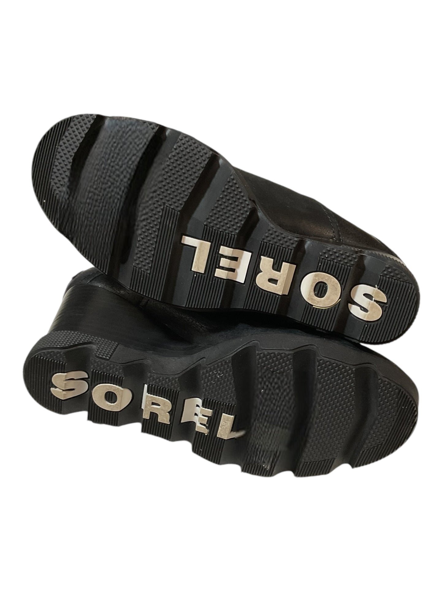 Boots Ankle Heels By Sorel In Black, Size: 6.5