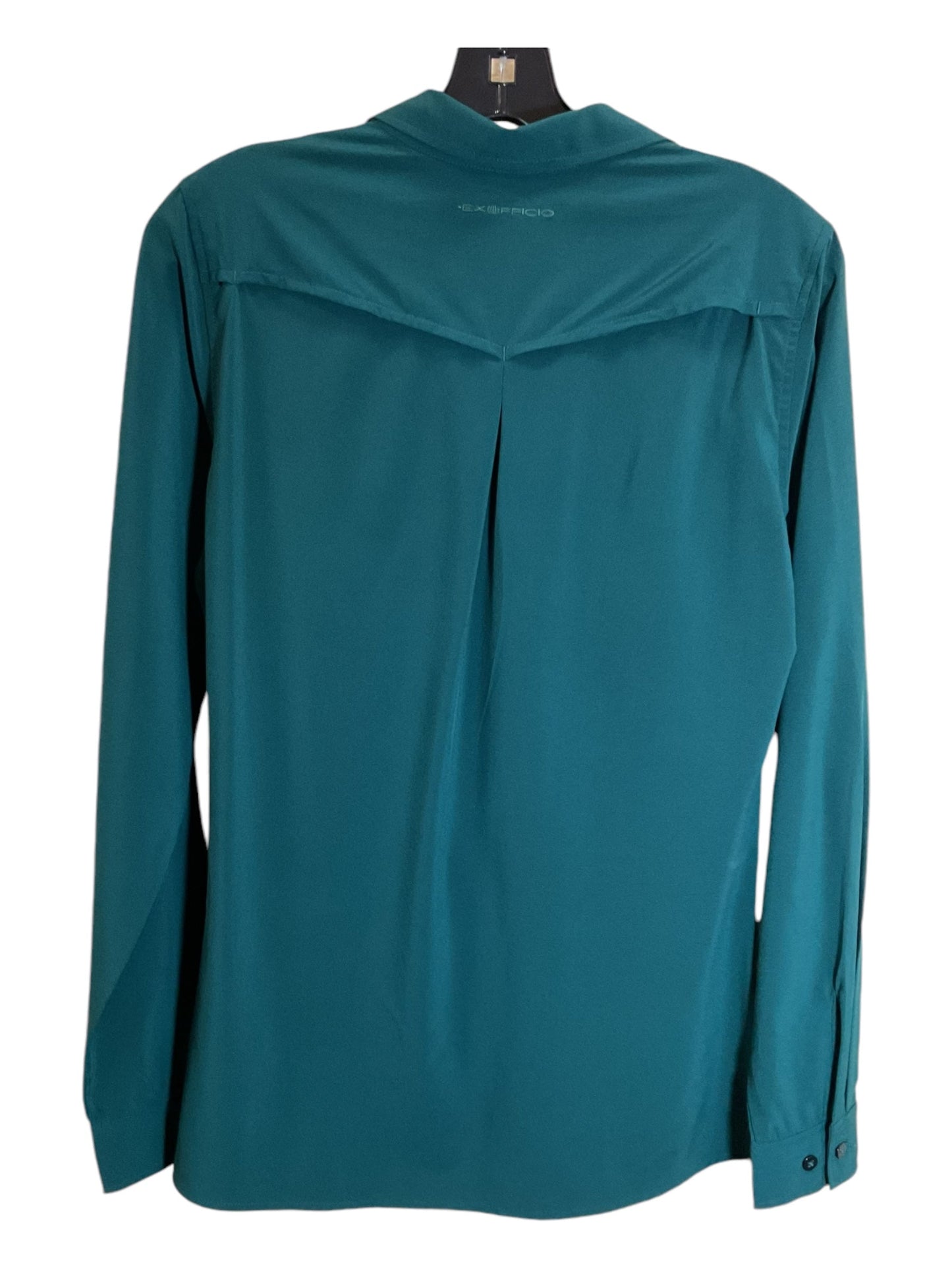 Blouse Long Sleeve By Exofficio In Green, Size: S