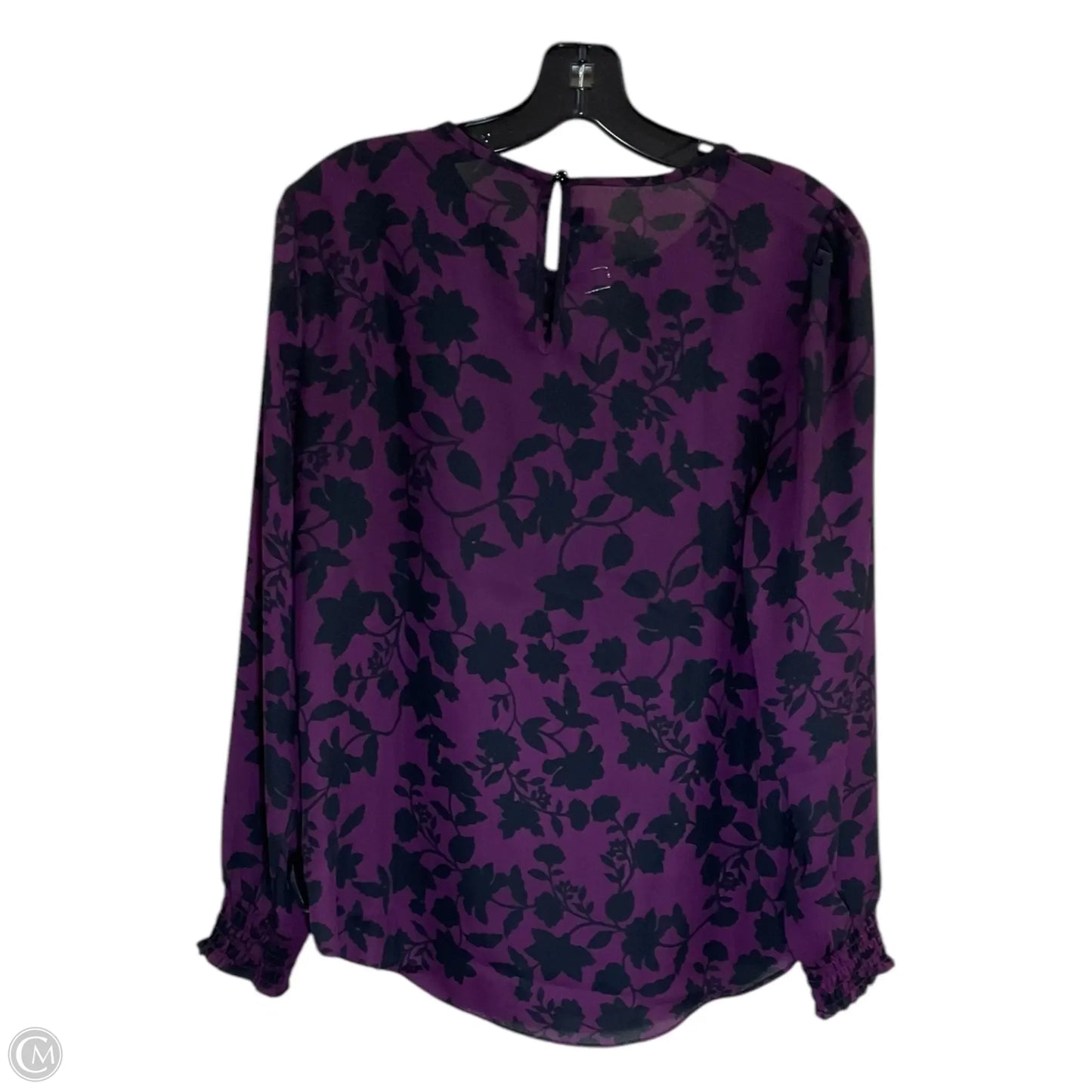 Top Long Sleeve By Fortune & Ivy In Purple, Size: S