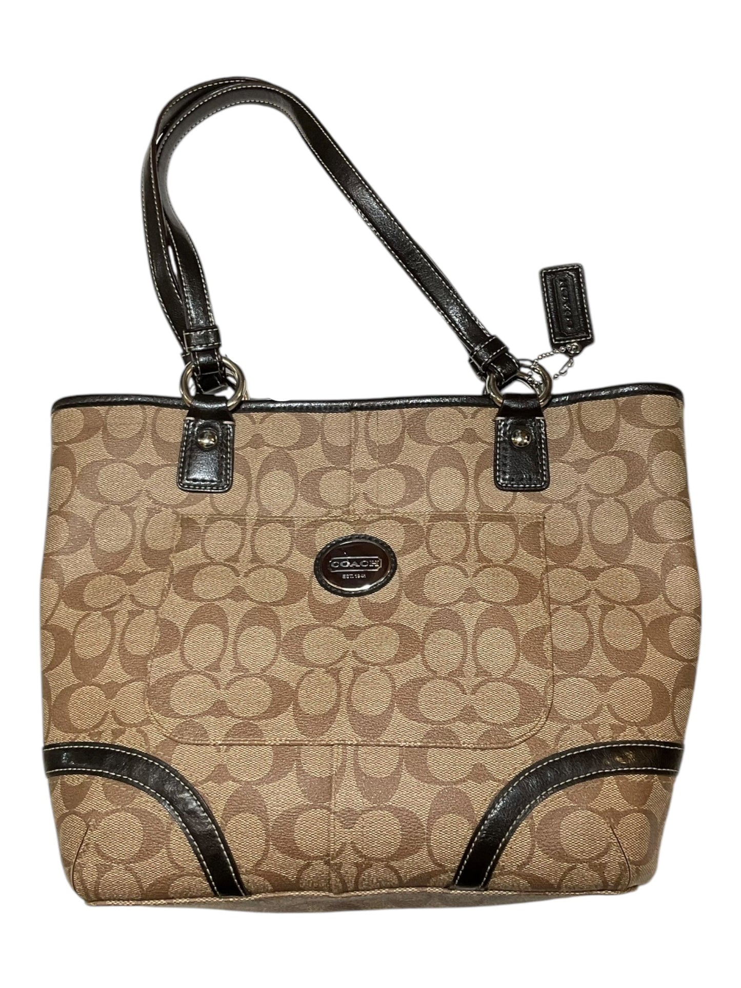 Handbag Designer By Coach, Size: Medium