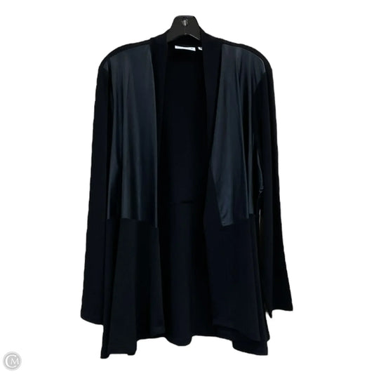 Cardigan By Susan Graver In Black, Size: Xl