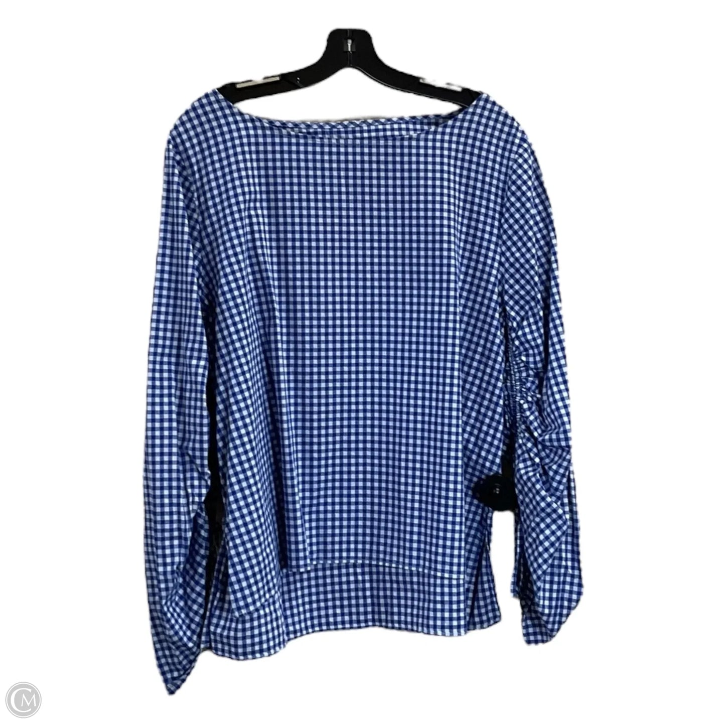 Top Long Sleeve By Gap In Blue, Size: Xl
