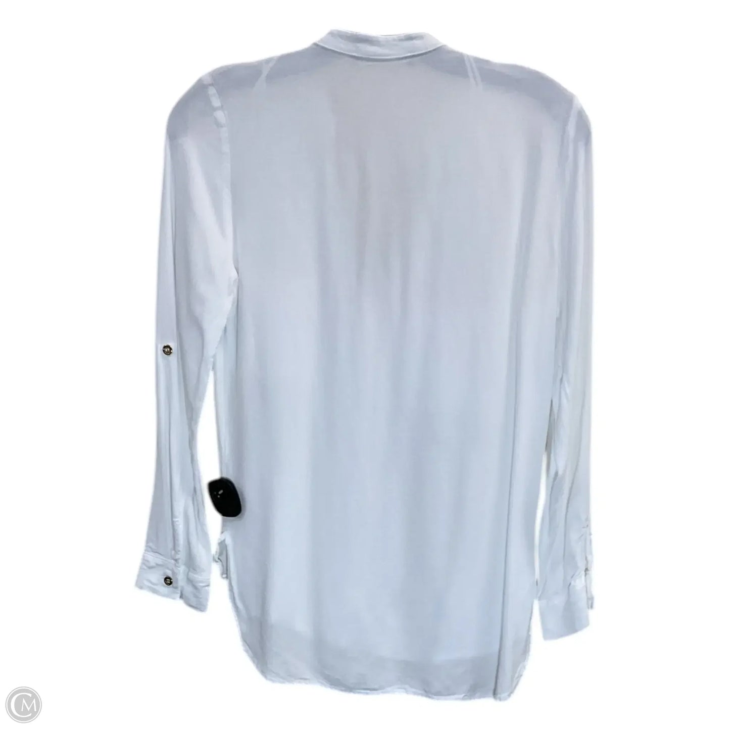 Blouse Long Sleeve By Clothes Mentor In White, Size: Xs