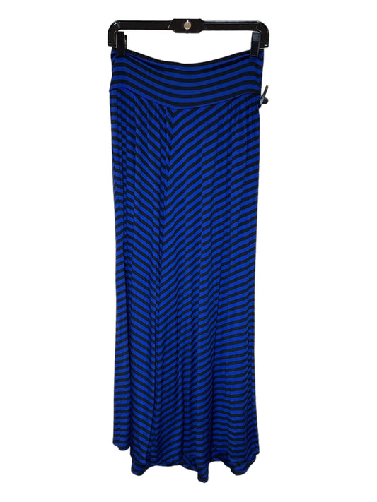 Blue Black Skirt Maxi Agb, Size 1x
