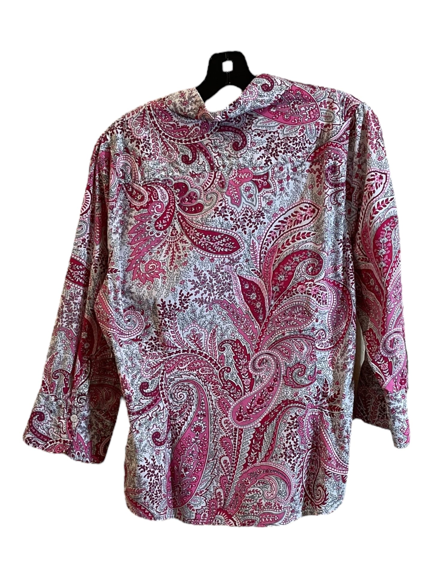 Blouse 3/4 Sleeve By Coldwater Creek  Size: L