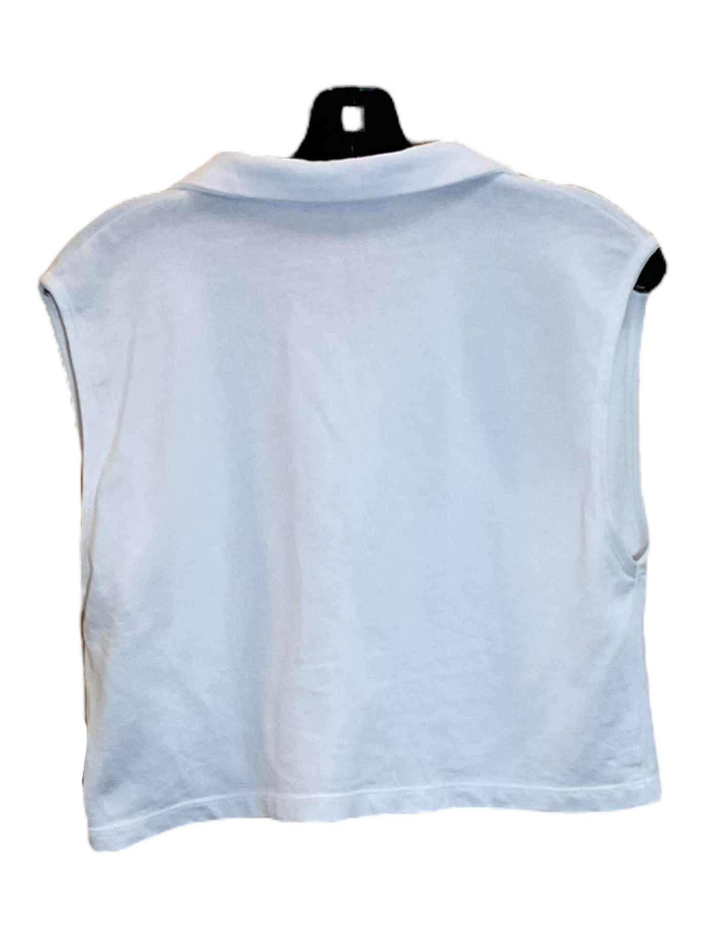 White Top Short Sleeve Zara, Size M