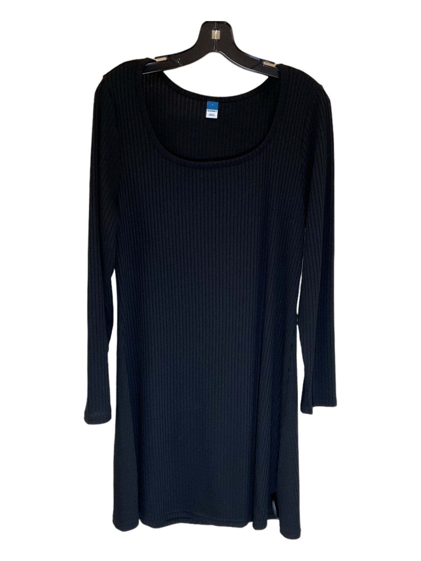 Dress Casual Midi By Old Navy In Black, Size: L