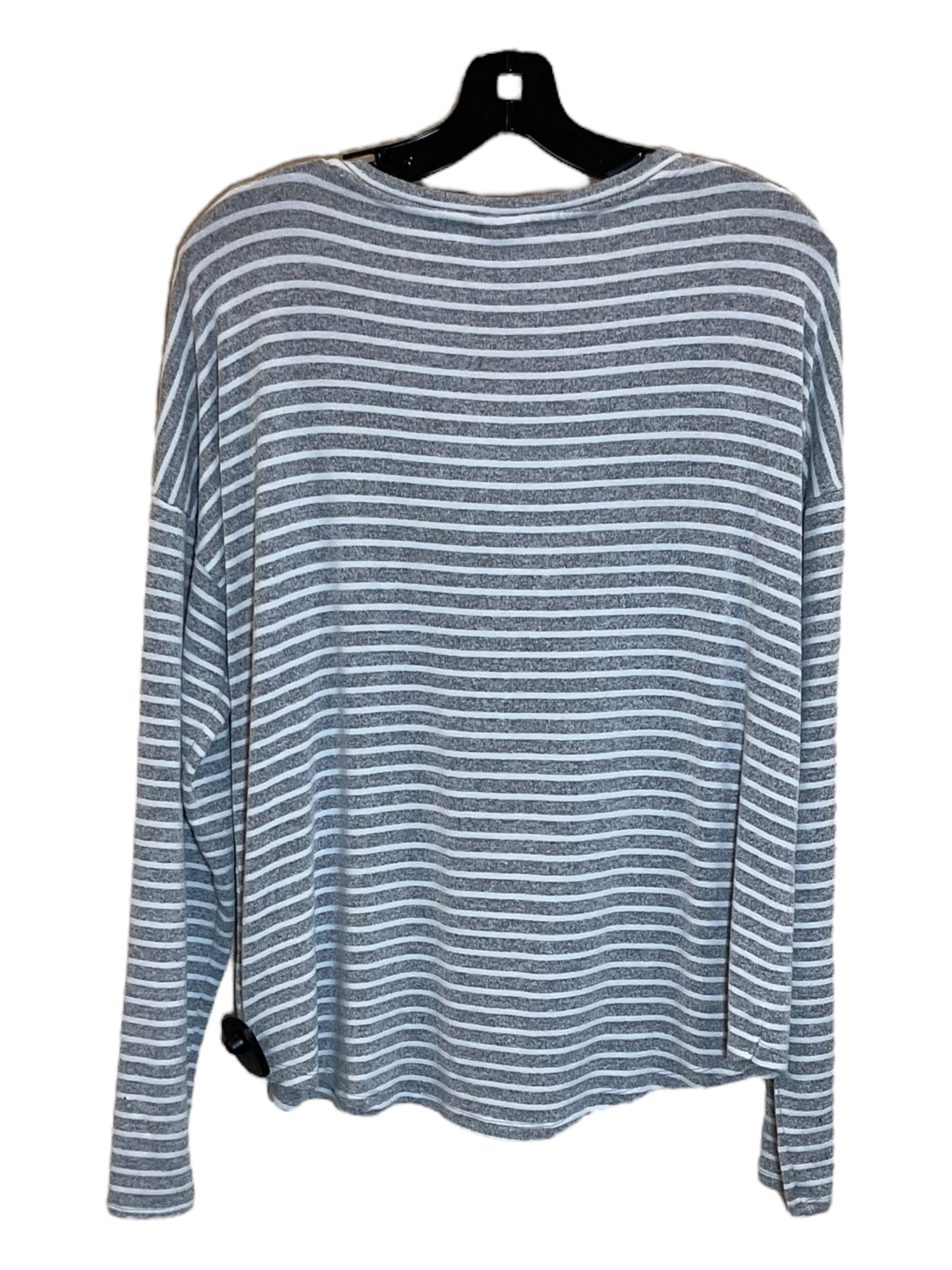 Grey & White Top Long Sleeve A New Day, Size L