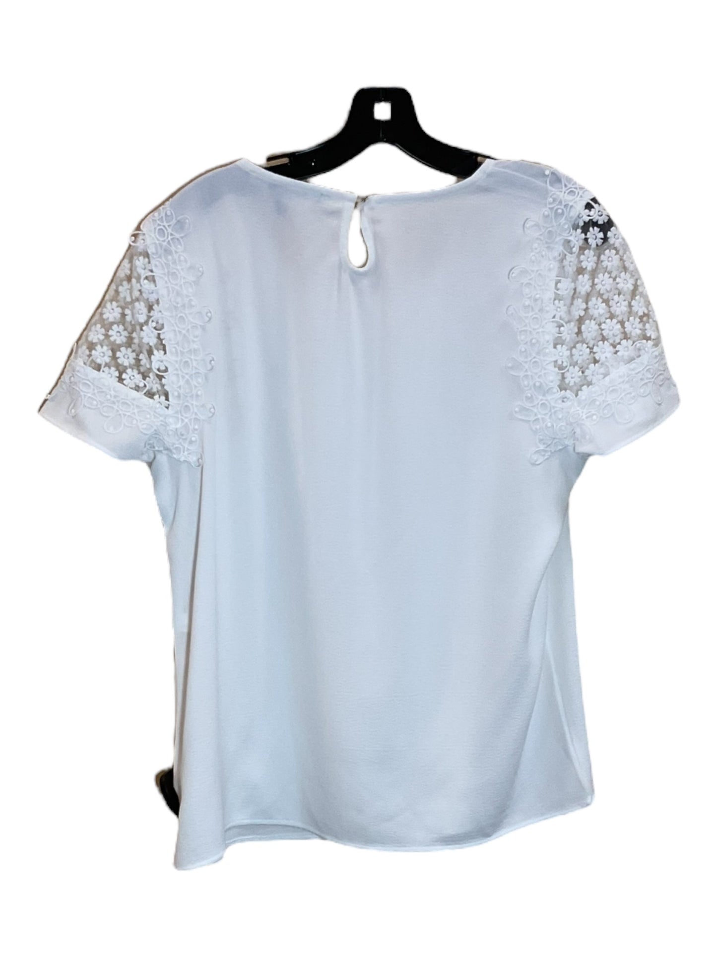 White Top Short Sleeve Marc New York, Size L