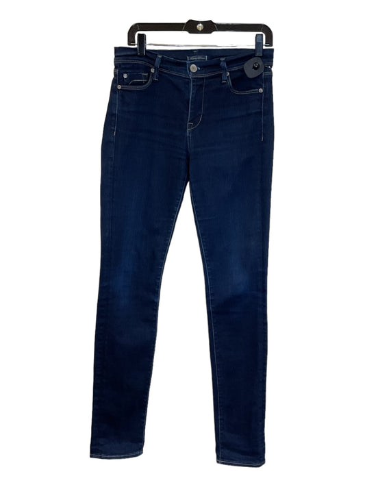 Blue Denim Jeans Straight Fidelity Denim, Size 8