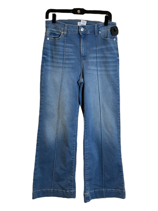 Blue Denim Jeans Wide Leg Time And Tru, Size 6petite