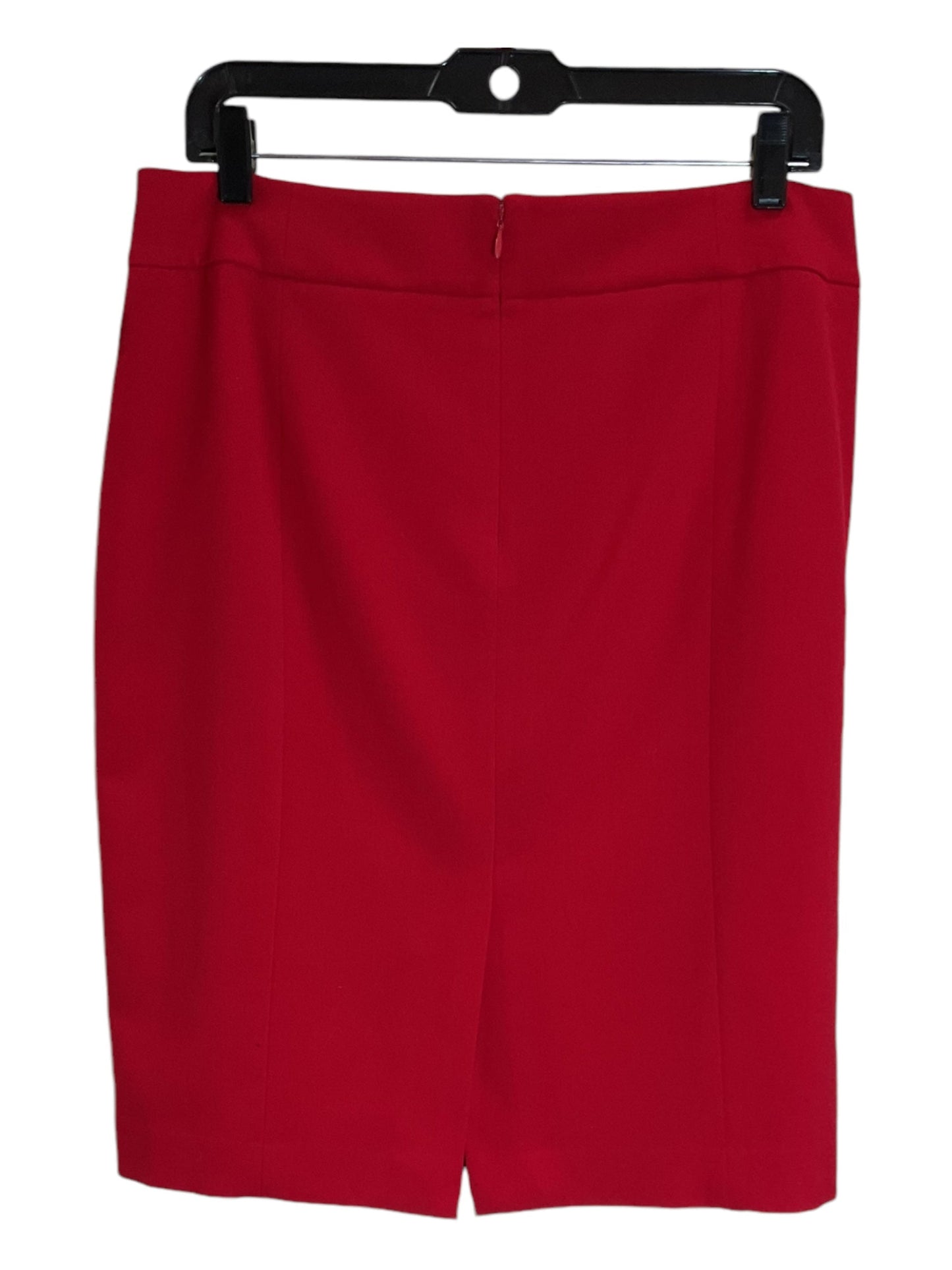 Skirt Midi By Calvin Klein In Red, Size: M