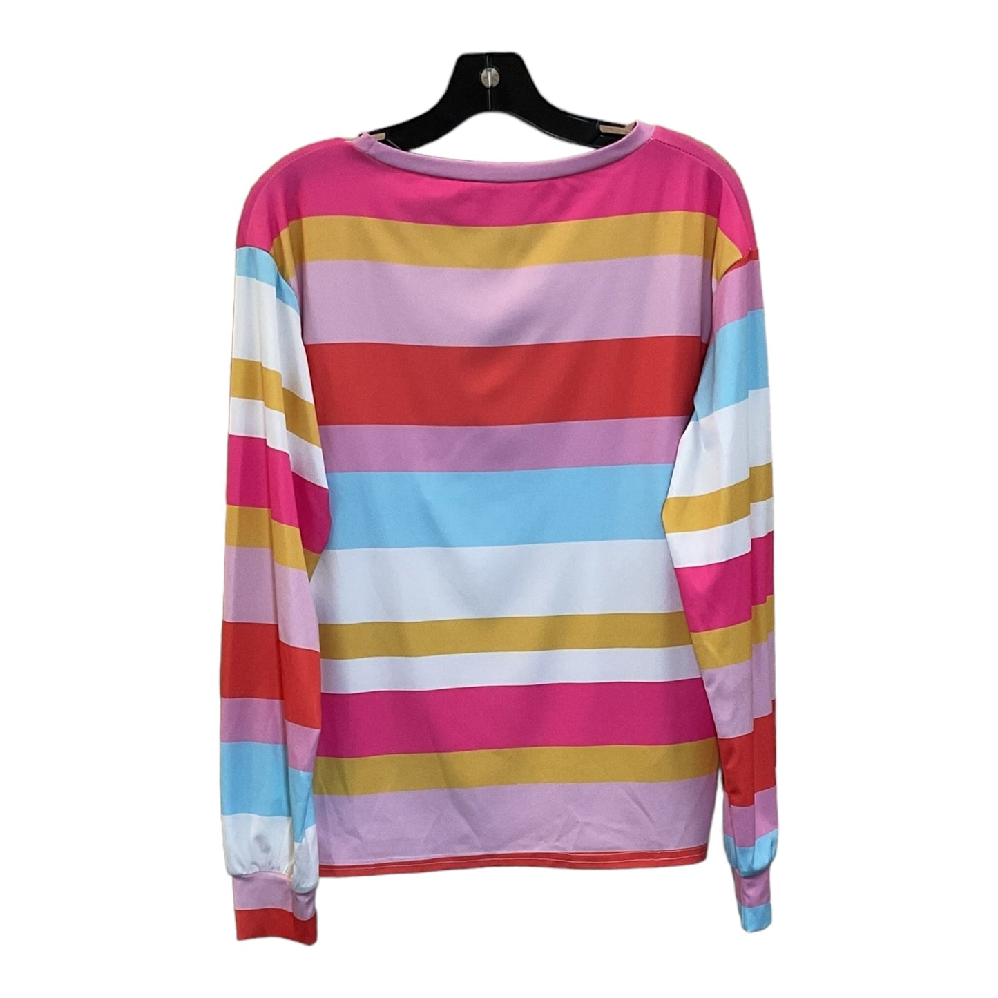 Multi-colored Top Long Sleeve Clothes Mentor, Size M