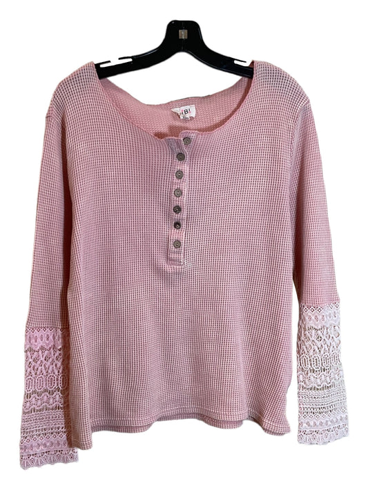 Pink Top Long Sleeve Bibi, Size Xl