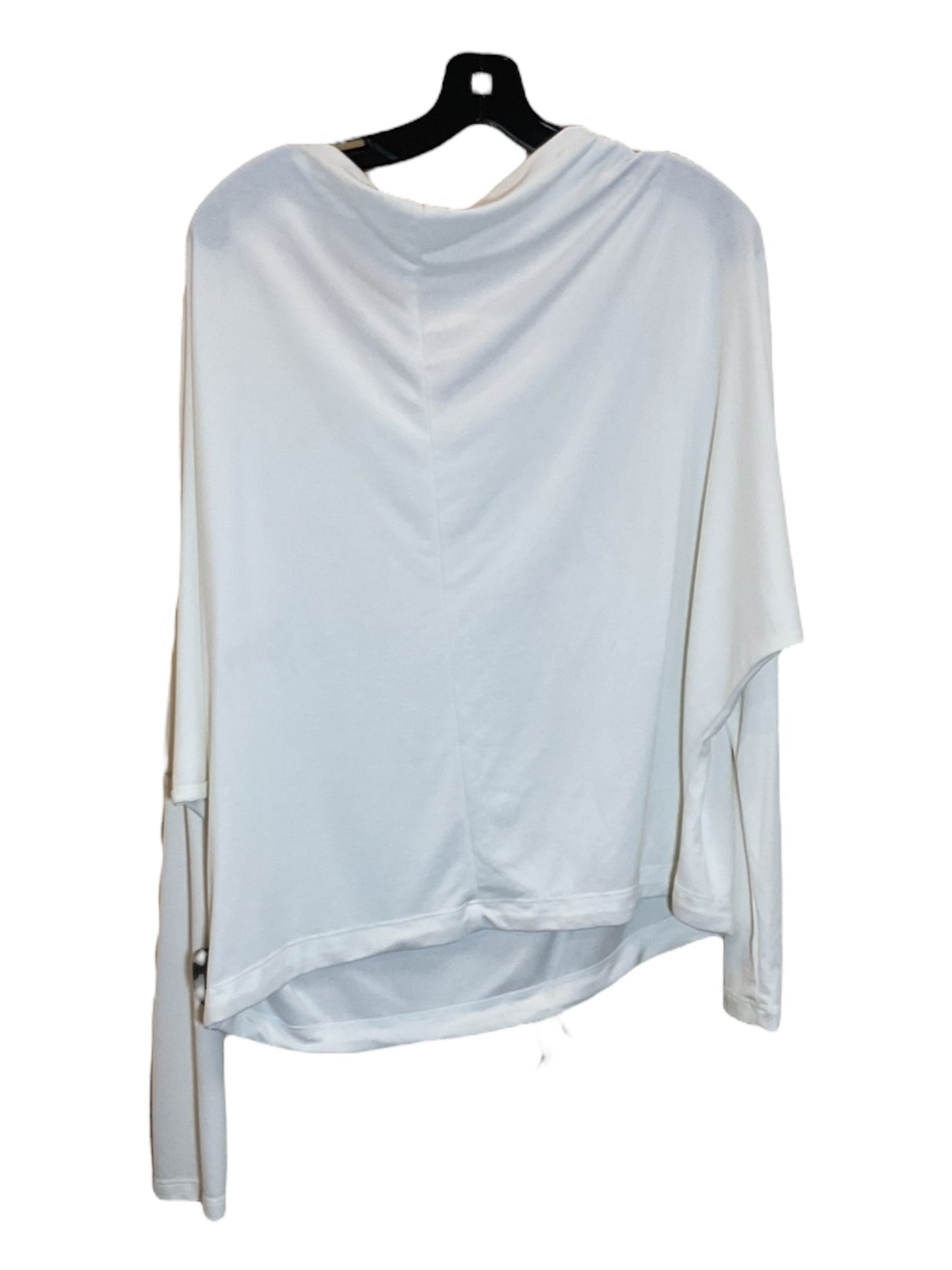 White Top Long Sleeve Elan, Size L