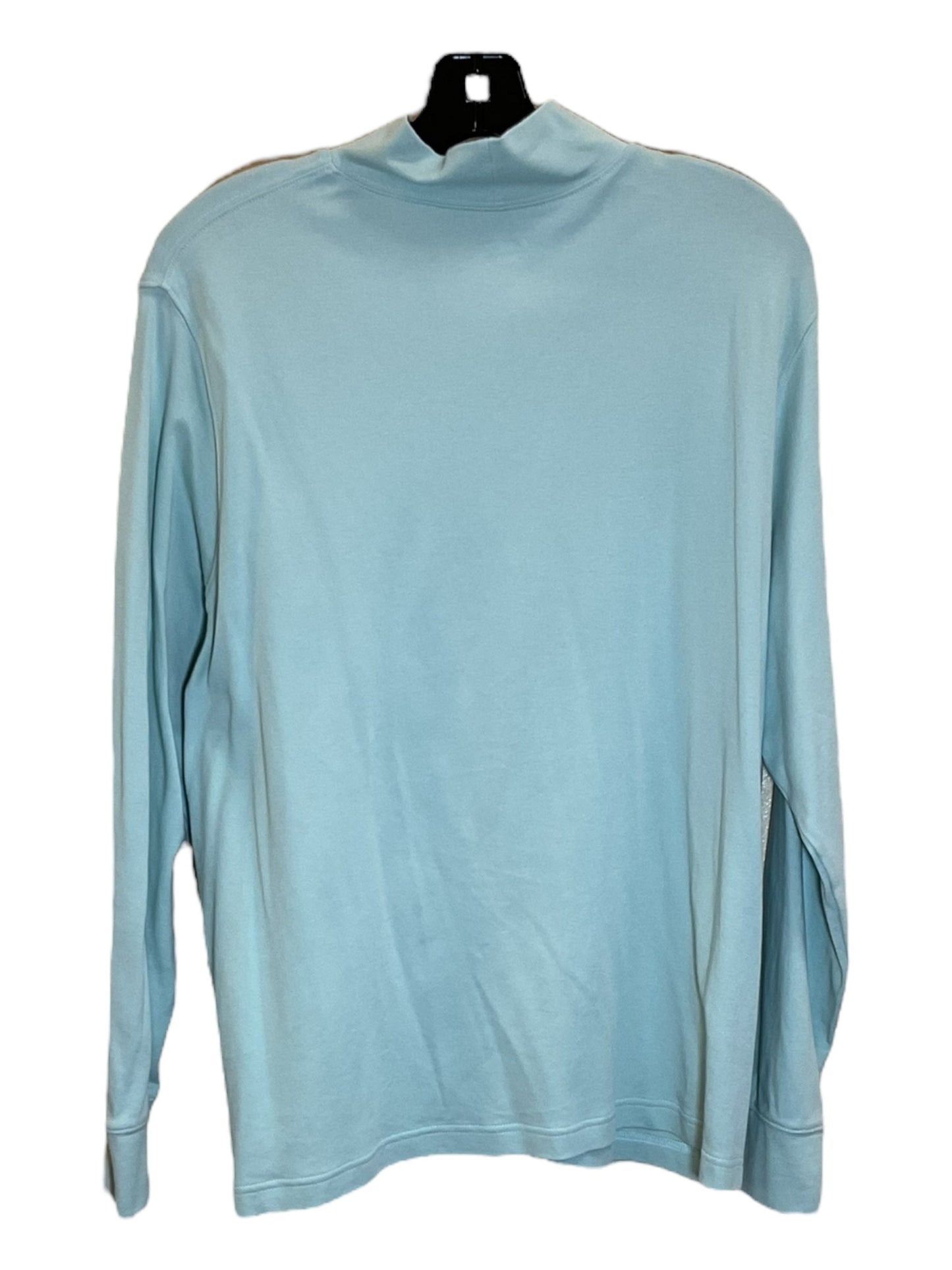 Green Top Long Sleeve Lands End, Size 1x