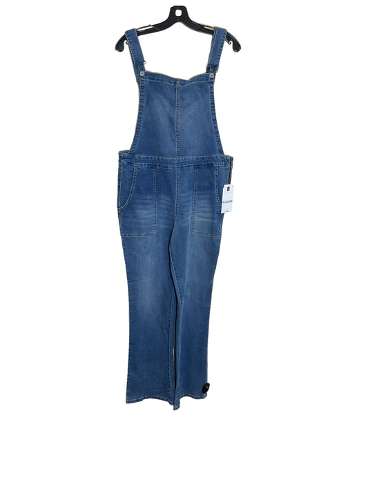 Blue Denim Overalls Wallflower, Size Xl