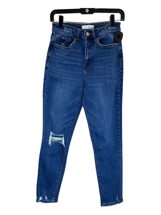 Jeans Straight By Vervet In Blue Denim, Size: 2