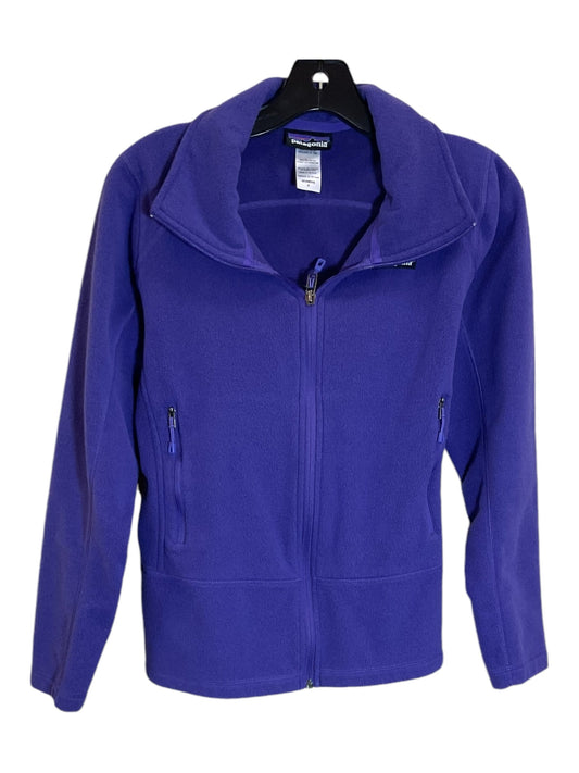 Jacket Fleece By Patagonia In Purple, Size: S