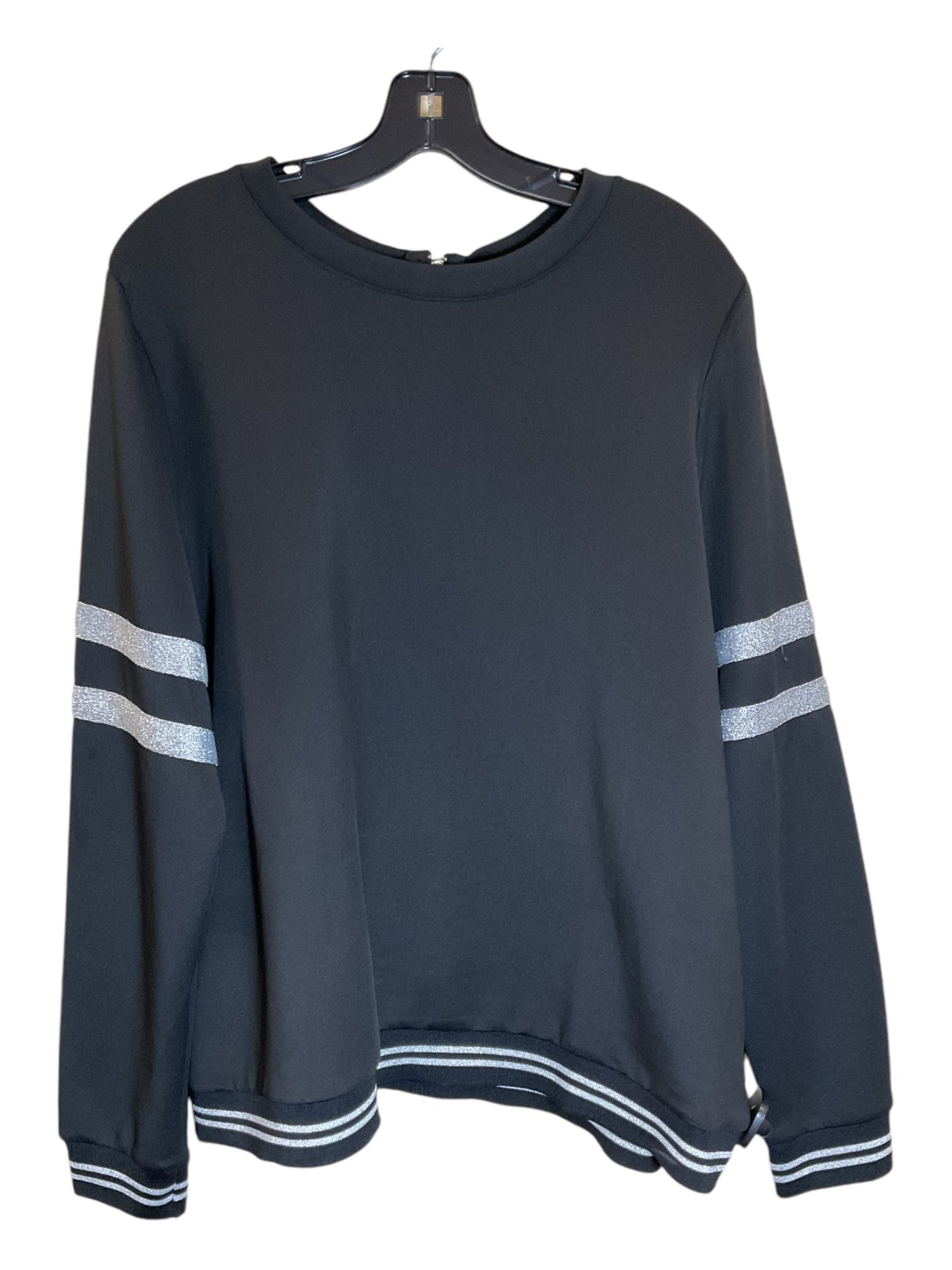 Top Long Sleeve By Forever 21 In Black, Size: 2x