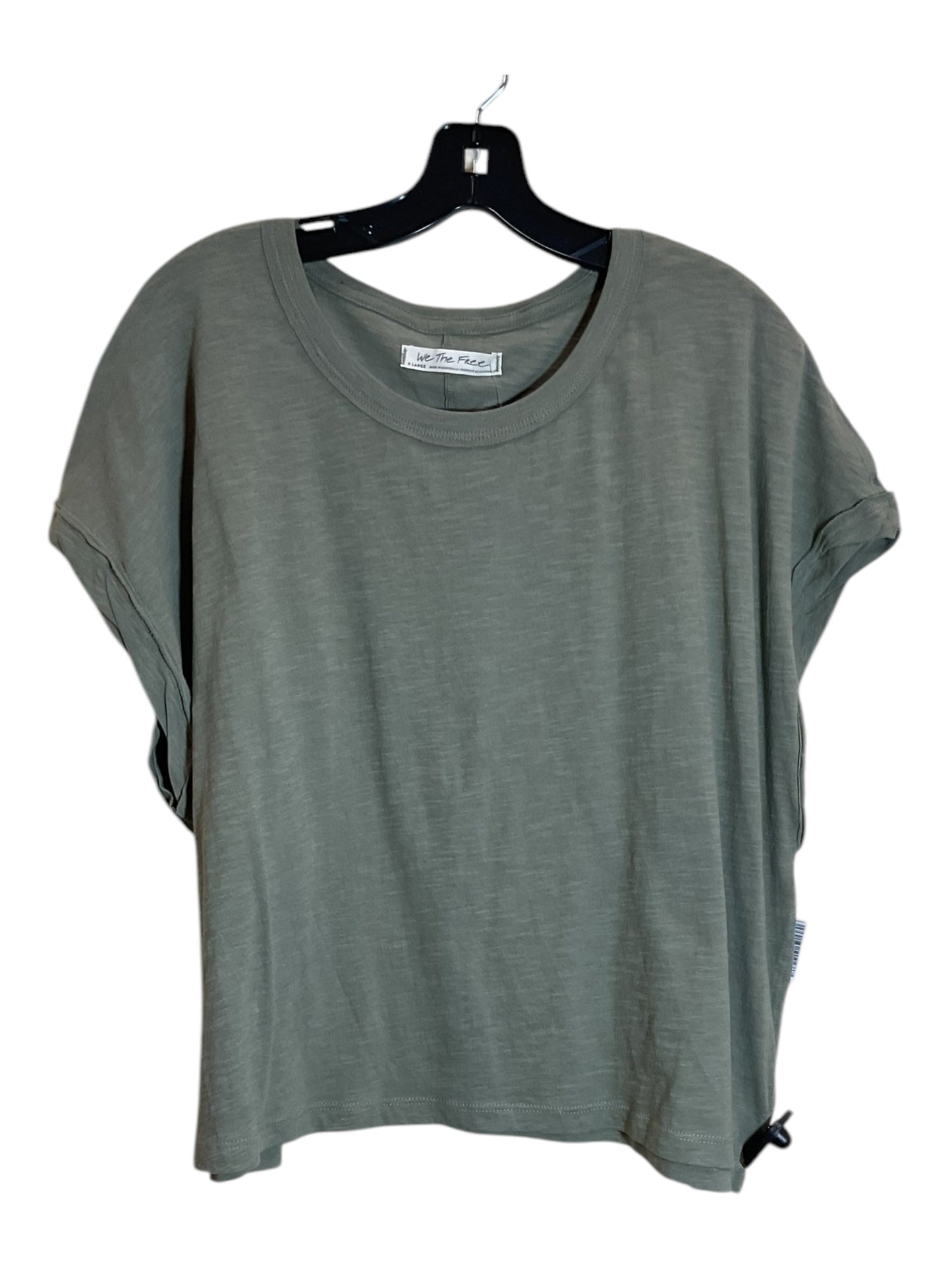 Top Short Sleeve By We The Free In Green, Size: Xl