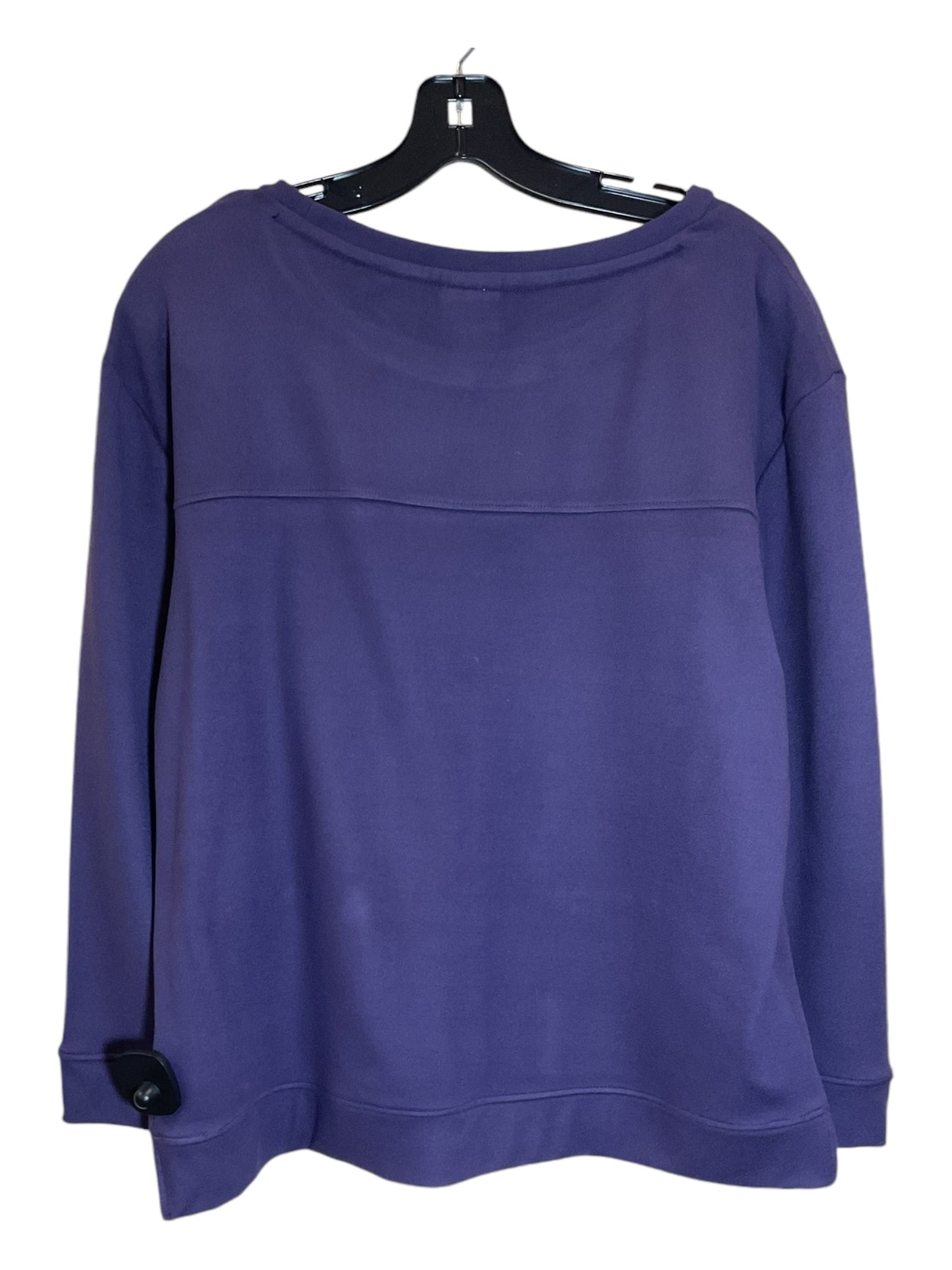 Top Long Sleeve By Chicos In Purple, Size: M