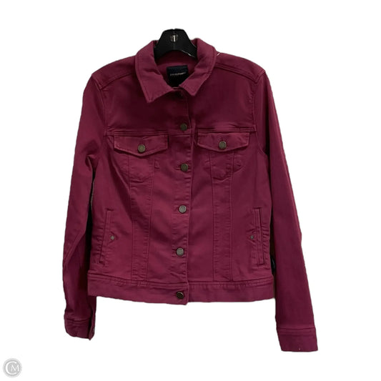 Jacket Denim By Liverpool In Red Denim, Size: S