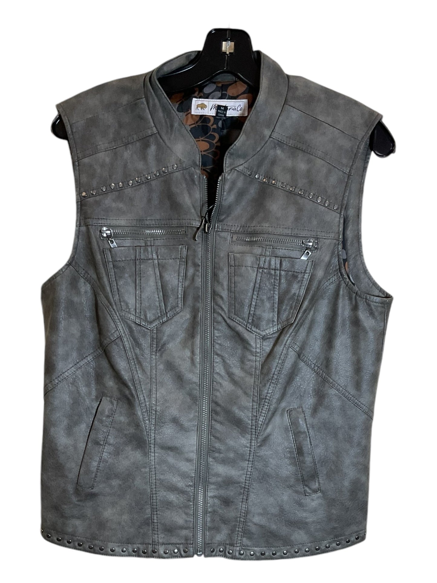 Vest Other By Clothes Mentor In Green, Size: M