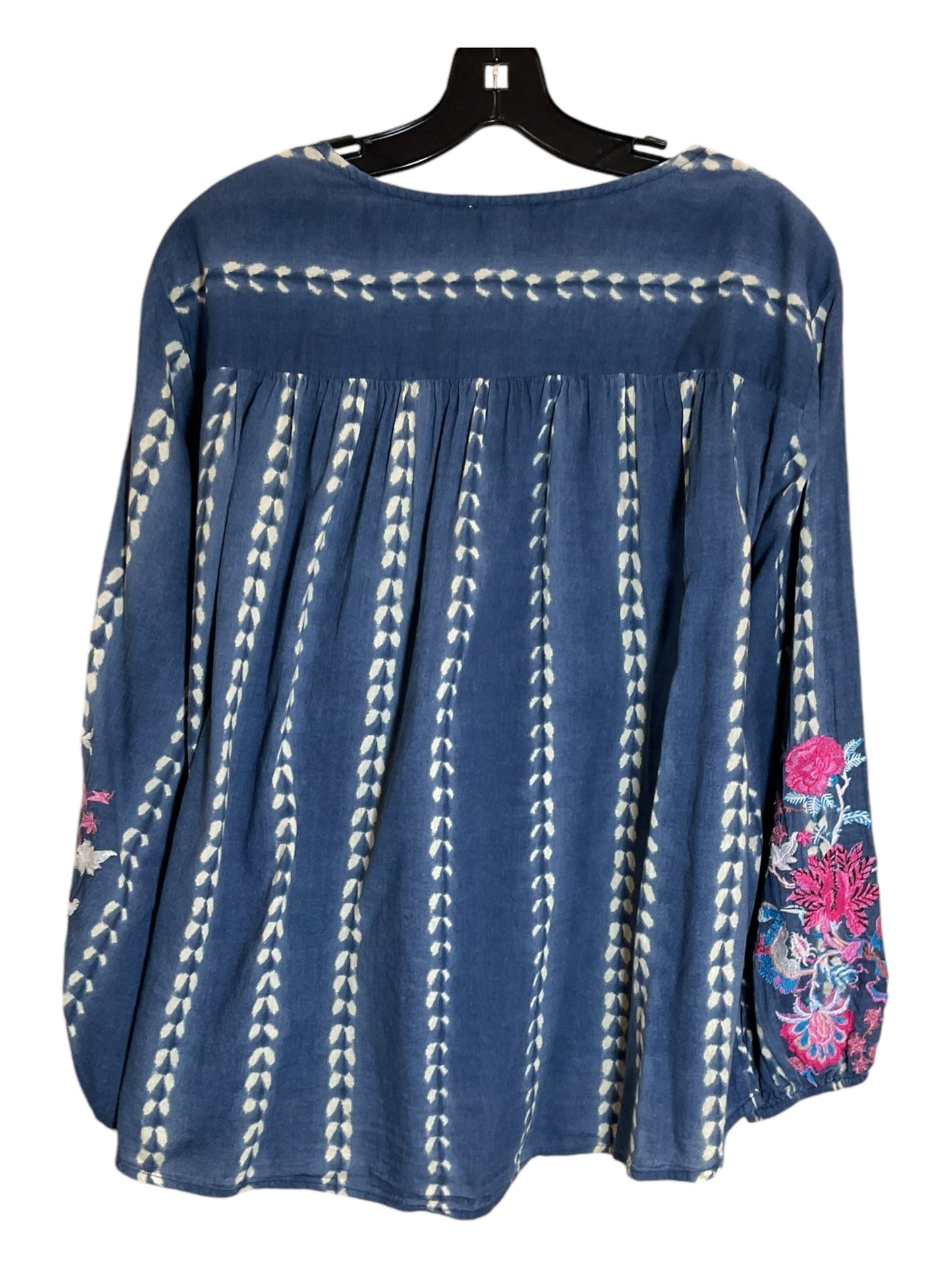 Top Long Sleeve By Sundance In Blue, Size: M