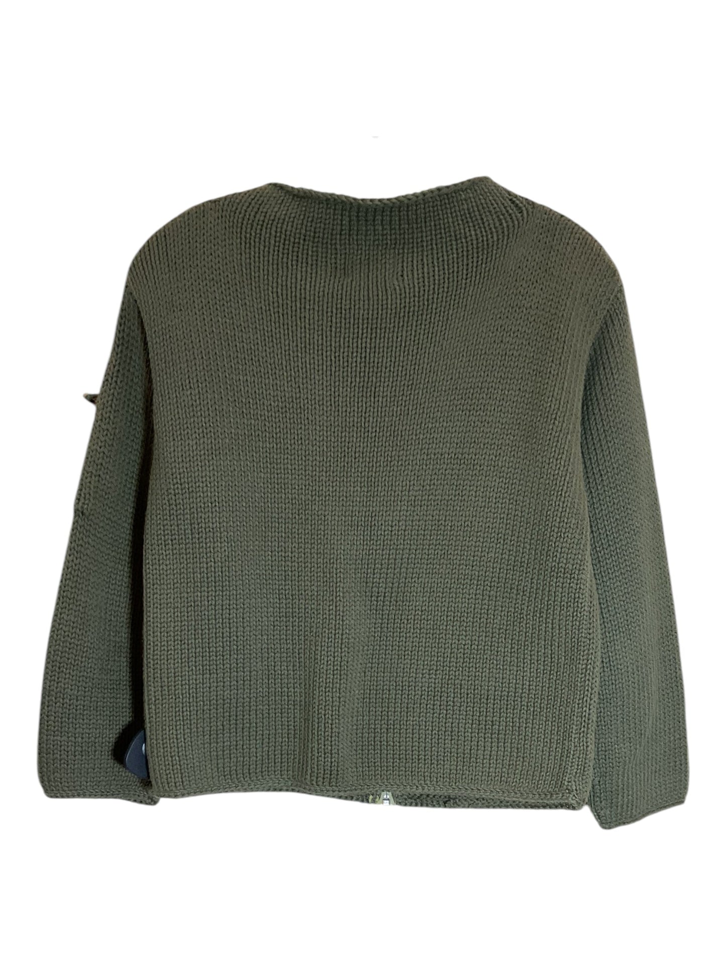 Sweater Cardigan By Clothes Mentor In Green, Size: Xs