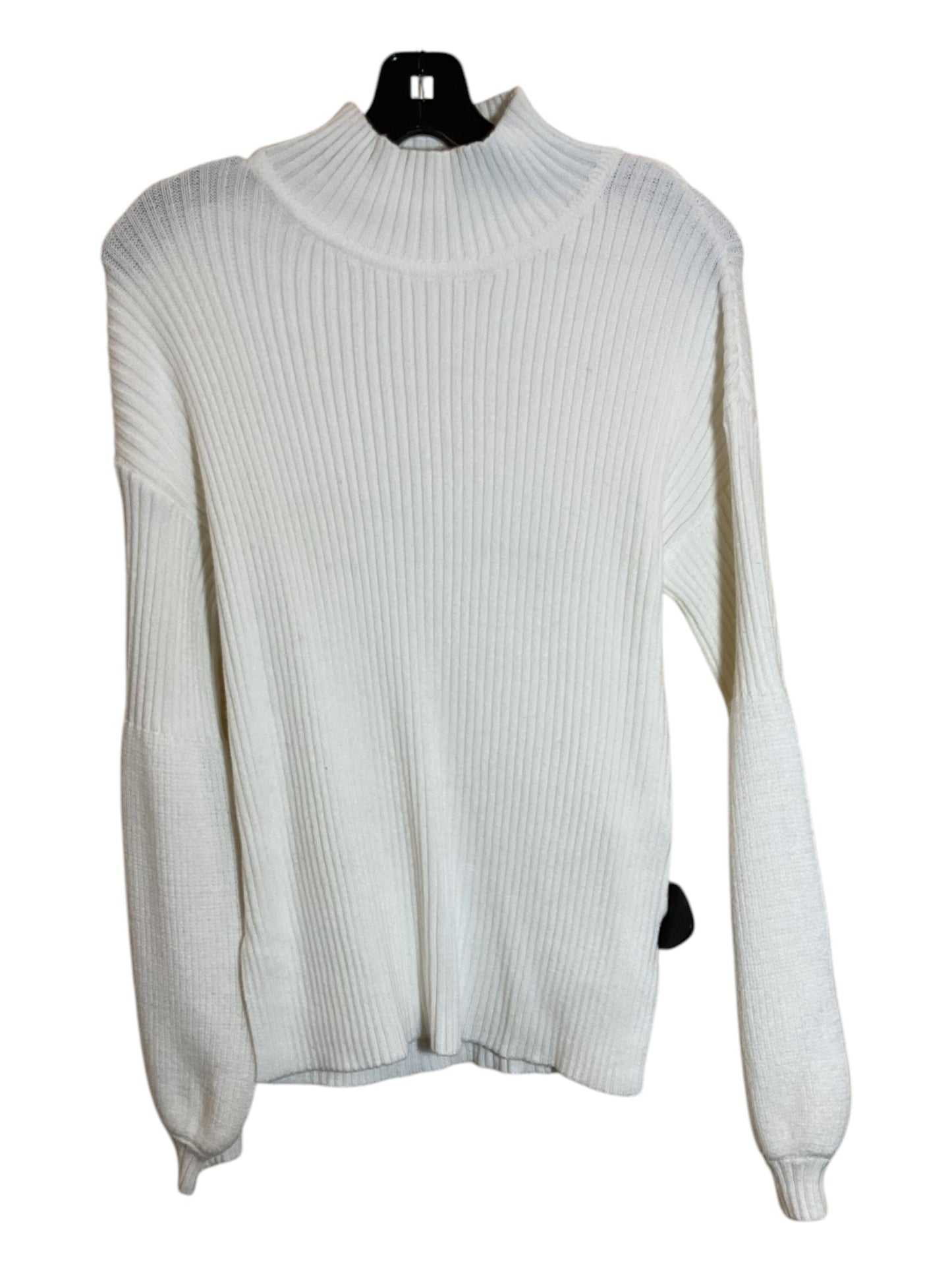 Sweater By Clothes Mentor In White, Size: S